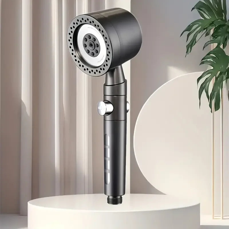High-Pressure 5-Mode Handheld Shower Head with Smart Pause & Filtration System | Water-Saving Bathroom Essential Set
