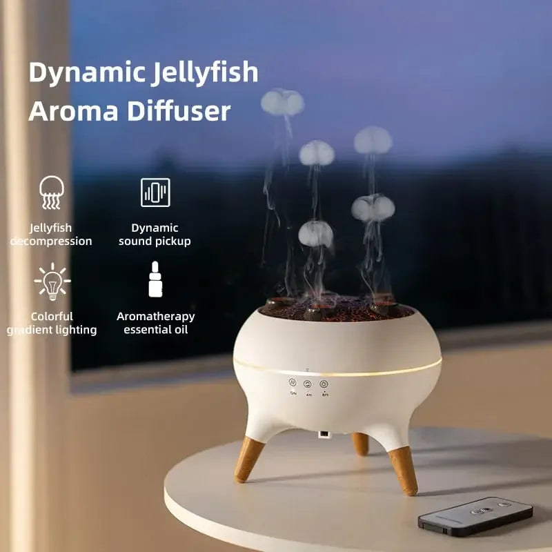 Zoeydam Smart Cloud Humidifier & Essential Oil Diffuser with Remote, Mood Lights & Timer