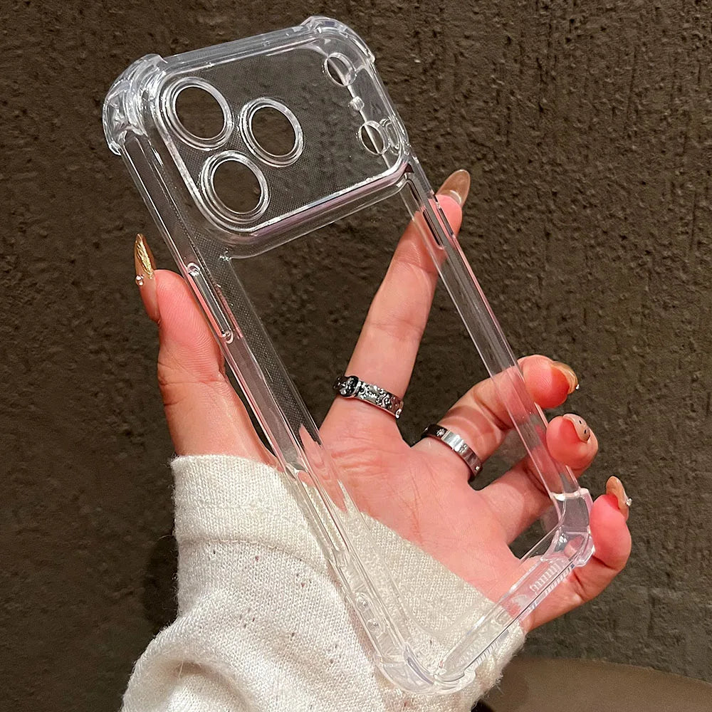 iPhone 17 Clear Shockproof Case