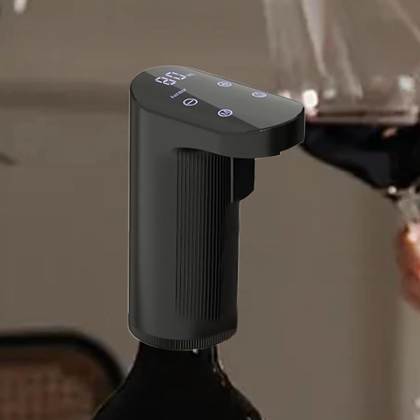"Smart Electric Wine Dispenser - USB Rechargeable with Adjustable Pouring & Stable Flow"