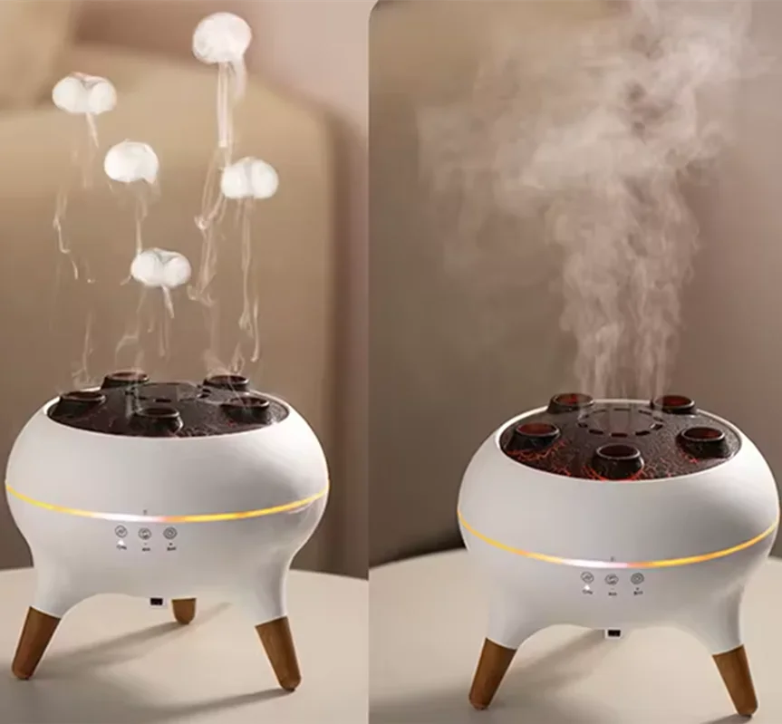 Zoeydam Smart Cloud Humidifier & Essential Oil Diffuser with Remote, Mood Lights & Timer