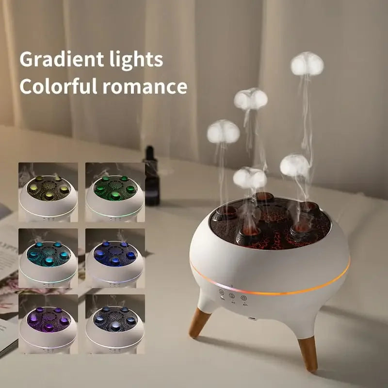 Zoeydam Smart Cloud Humidifier & Essential Oil Diffuser with Remote, Mood Lights & Timer